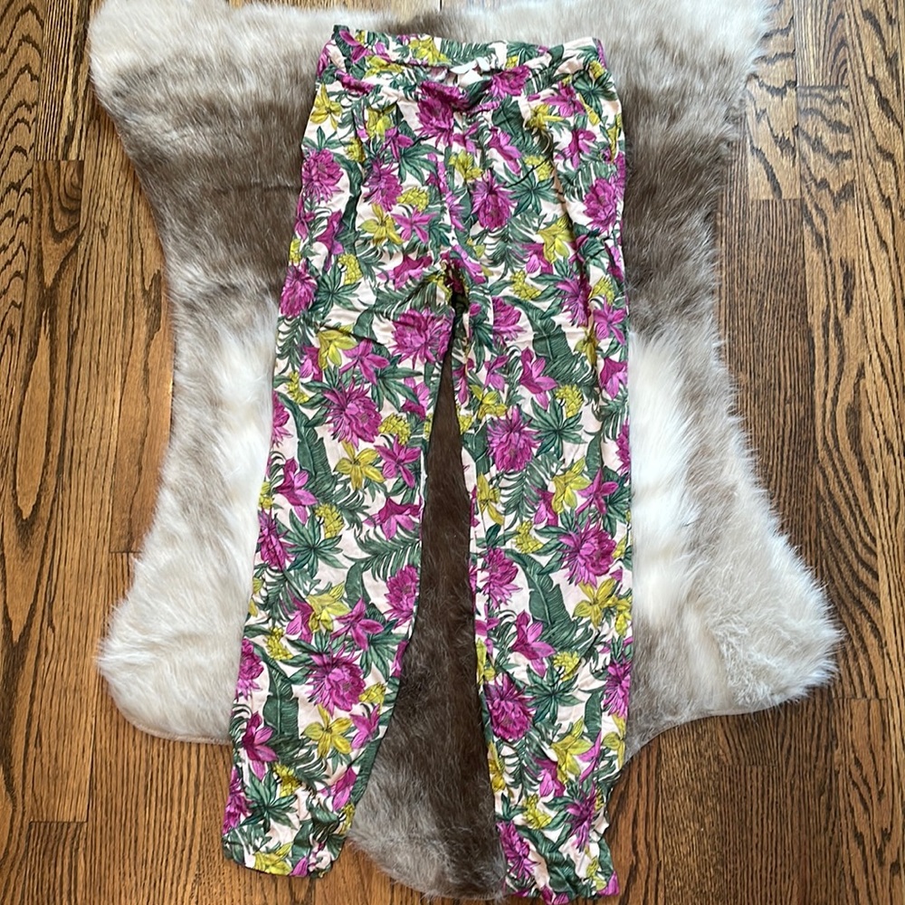 H&M boho floral pants - Picture 1 of 5